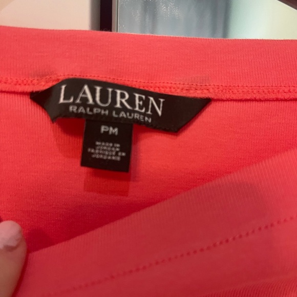 Ralph Lauren Coral Short Sleeve Tee - Picture 2 of 2